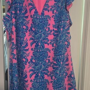 Lilly Pulitzer Pink And Blue Romper
